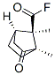 Bicyclo[2.2.1]heptane-7-carbonyl fluoride, 1,7-dimethyl-2-oxo-, (1R,4R,7R)- (9CI) 化学構造式