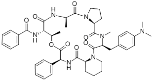 始霉素 ⅠC 结构式