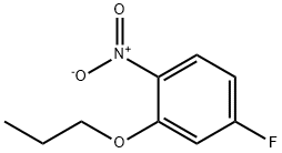 4 -氟-1 -硝基-2 -丙氧基苯 结构式