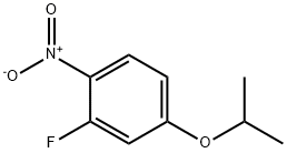 2-Fluoro-4-isopropoxy-1-nitrobenzene Struktur