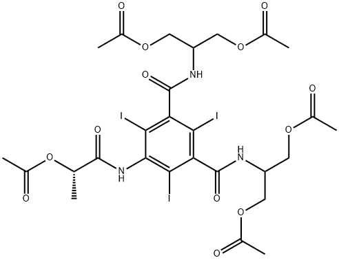 Penta-O-acetyl Iopamidol Structure