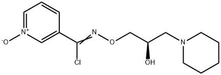 (2R)-1-[[chloro-(1-oxidopyridin-5-yl)methylidene]amino]oxy-3-(1-piperidyl)propan-2-ol Structure