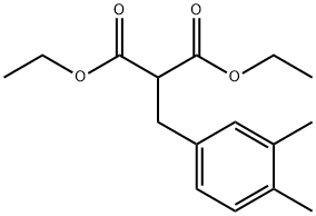 diethyl 2-(3,4-dimethylbenzyl)malonate Structure