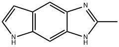 Pyrrolo[2,3-f]benzimidazole, 1,5-dihydro-2-methyl- (8CI) Structure
