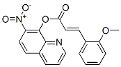 3-(2-Methoxyphenyl)propenoic acid 7-nitro-8-quinolyl ester,29002-08-2,结构式
