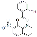サリチル酸7-ニトロ-8-キノリル 化学構造式