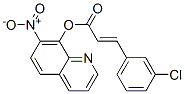 7-니트로-8-퀴놀리놀3-(3-클로로페닐)프로페노에이트