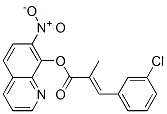 7-Nitro-8-quinolinol 2-(3-chlorobenzylidene)propanoate,29002-30-0,结构式