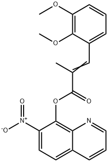 3-(2,3-디메톡시페닐)-2-메틸프로펜산7-니트로-8-퀴놀릴에스테르