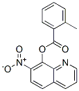 o-Toluic acid 7-nitro-8-quinolyl ester Structure