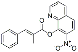 2-ベンジリデンプロパン酸7-ニトロ-8-キノリル 化学構造式