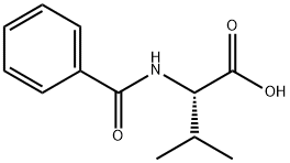 2-benzamido-3-methylbutanoic acid Struktur