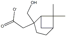 (6,6-dimethylbicyclo[3.1.1]hept-2-yl)methyl acetate,29021-36-1,结构式