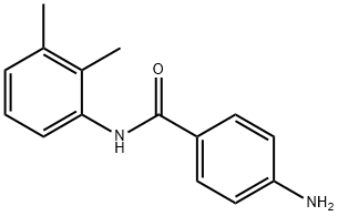 4-氨基-N-(2,3-二甲基苯基)苯甲酰胺 结构式