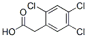 2,4,5-Trichlorophenylacetic acid Struktur