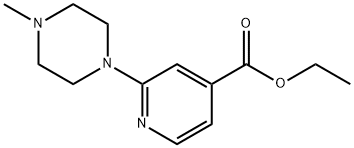 2-(4-METHYL-1-PIPERAZINYL)-PYRIDINE-4-CARBOXYLIC ACID ETHYL ESTER,290300-93-5,结构式