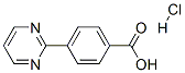 Benzoic acid, 4-(2-pyrimidinyl)-, hydrochloride (9CI) 结构式