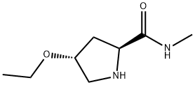 2-Pyrrolidinecarboxamide,4-ethoxy-N-methyl-,(2S,4R)-(9CI) Structure