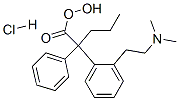2-[2-(2-dimethylaminoethyl)phenyl]-2-phenyl-2-propylperoxy-acetate hyd rochloride Struktur