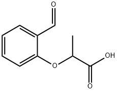 2-(2-FORMYL-PHENOXY)-PROPIONIC ACID Struktur