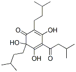 3,5,6-Trihydroxy-2,6-bis(3-methylbutyl)-4-(3-methyl-1-oxobutyl)-2,4-cyclohexadien-1-one,29048-07-5,结构式