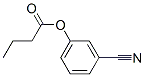 酪酸m-シアノフェニル 化学構造式