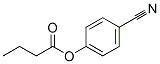 butyric acid, ester with p-hydroxybenzonitrile  Structure