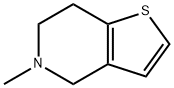 Thieno[3,2-c]pyridine, 4,5,6,7-tetrahydro-5-methyl- (8CI,9CI) Struktur