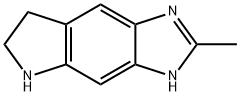 Pyrrolo[2,3-f]benzimidazole, 1,5,6,7-tetrahydro-2-methyl- (8CI) Structure