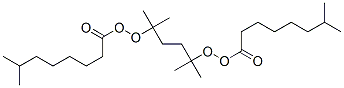1,1,4,4-tetramethylbutane-1,4-diyl bis(isononaneperoxoate) Structure