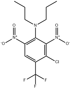 3-chloro-2,6-dinitro-N,N-dipropyl-4-(trifluoromethyl)aniline Struktur