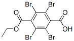 ethyl hydrogen tetrabromoterephthalate Structure