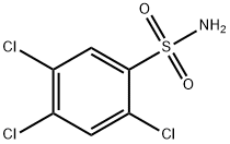 2,4,5-トリクロロベンゼンスルホンアミド 化学構造式
