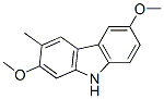 2,6-Dimethoxy-3-methyl-9H-carbazole Struktur