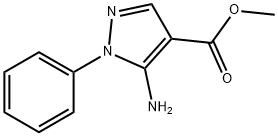 methyl 5-amino-1-phenyl-1H-pyrazole-4-carboxylate Structure