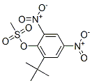 2,4-dinitro-6-tert-butylphenyl methanesulfonate,29110-68-7,结构式