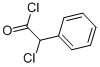 DL-2-氯-2-苯基乙酰氯, 2912-62-1, 结构式