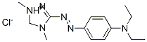 3-[[4-(ジエチルアミノ)フェニル]アゾ]-1,4-ジメチル-1H-1,2,4-トリアゾール-4-イウム・クロリド 化学構造式