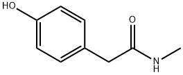 4-羟基-N-甲基苯乙酰胺 结构式