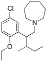 1-[2-(5-Chloro-2-ethoxyphenyl)-3-methylpentyl]hexahydro-1H-azepine,29122-62-1,结构式