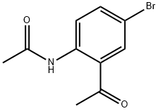 N-(2-acetyl-4-bromophenyl)acetamide 化学構造式