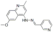 6-methoxy-2-methyl-N-(pyridin-3-ylmethylideneamino)quinolin-4-amine|