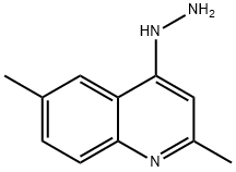 2，6ジメチル4ヒドラジノキノリン 化学構造式