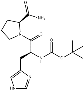 29133-55-9 tert-Butyl ((S)-1-((S)-2-carbamoylpyrrolidin-1-yl)-3-(1H-imidazol-4-yl)-1-oxopropan-2-yl)carbamat