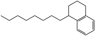 1,2,3,4-Tetrahydro-1-octylnaphthalene,29138-91-8,结构式