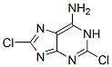 2,8-ジクロロ-1H-プリン-6-アミン 化学構造式