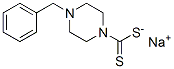 sodium 4-benzylpiperazine-1-carbodithioate,29140-60-1,结构式