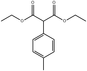 (4-メチルフェニル)マロン酸ジエチル 化学構造式