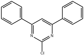 2-Chloro-4,6-diphenylpyrimidine Struktur