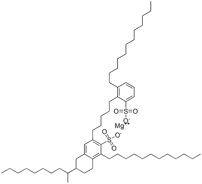 ビス(ジドデシルベンゼンスルホン酸)マグネシウム 化学構造式